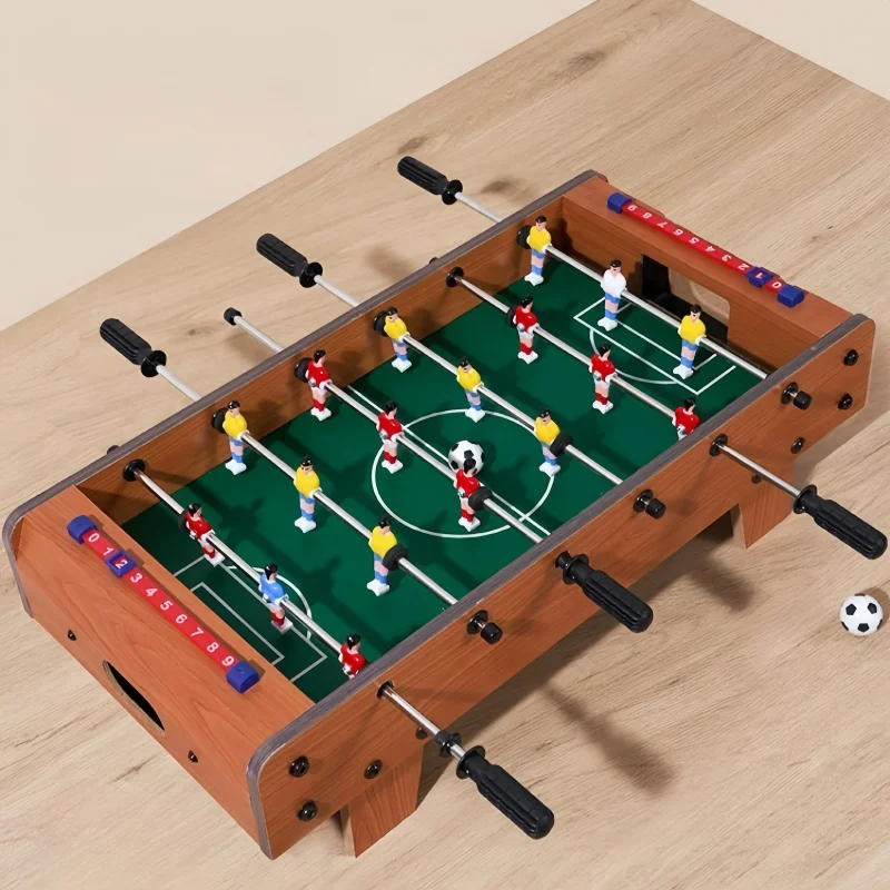 Description Picture 5 of itemMini Wooden Table Football Game Soccer Toy Kids Childrens Portable Foldable Indoor Outdoor Camping Party Games Birthday Gift