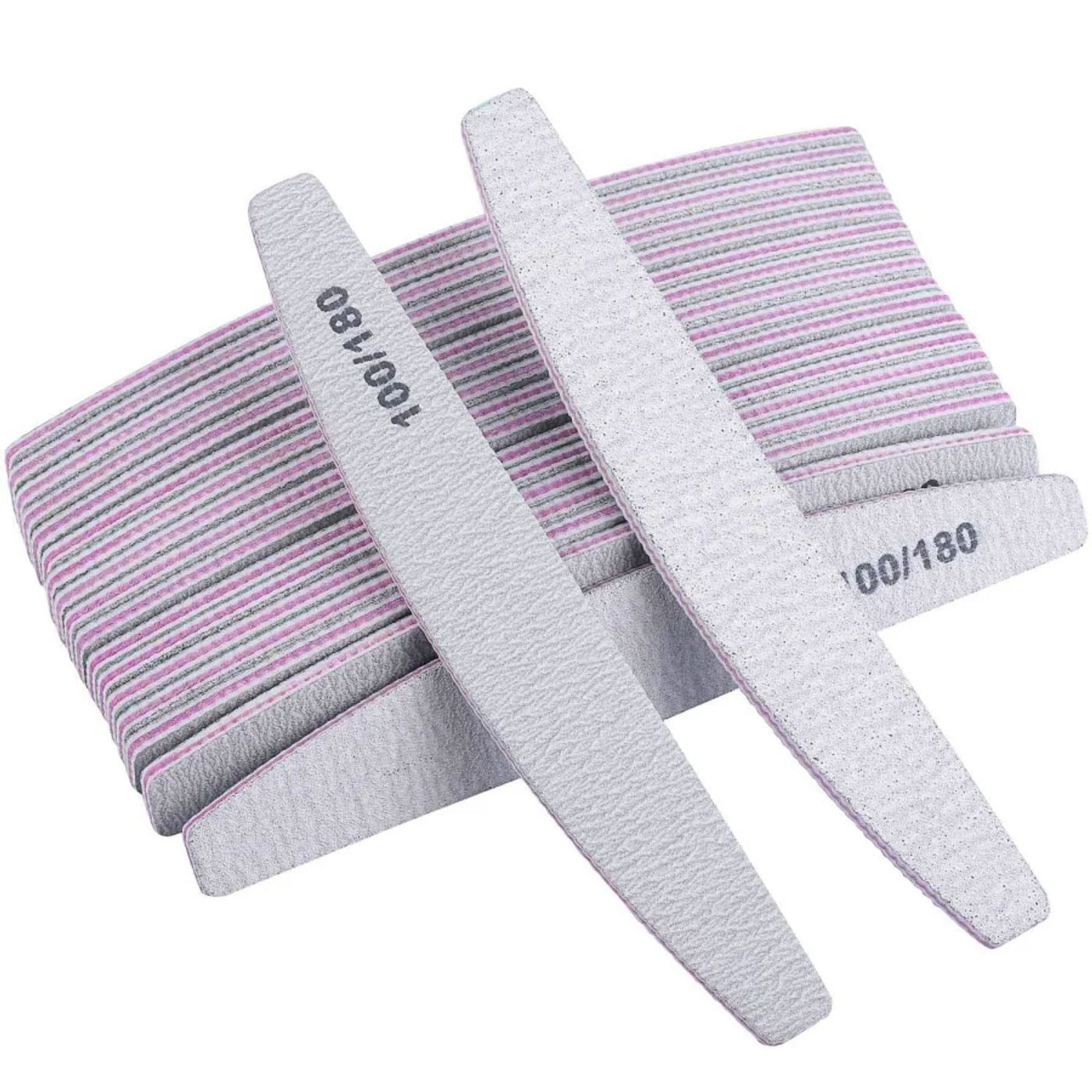 Description Picture 2 of item10Pcs Nail Art Files 100/180 Nails Accessoires Gel Nail Polish Polishing Pedicure Manicure Buffers Nail Care Tools lime a ongle