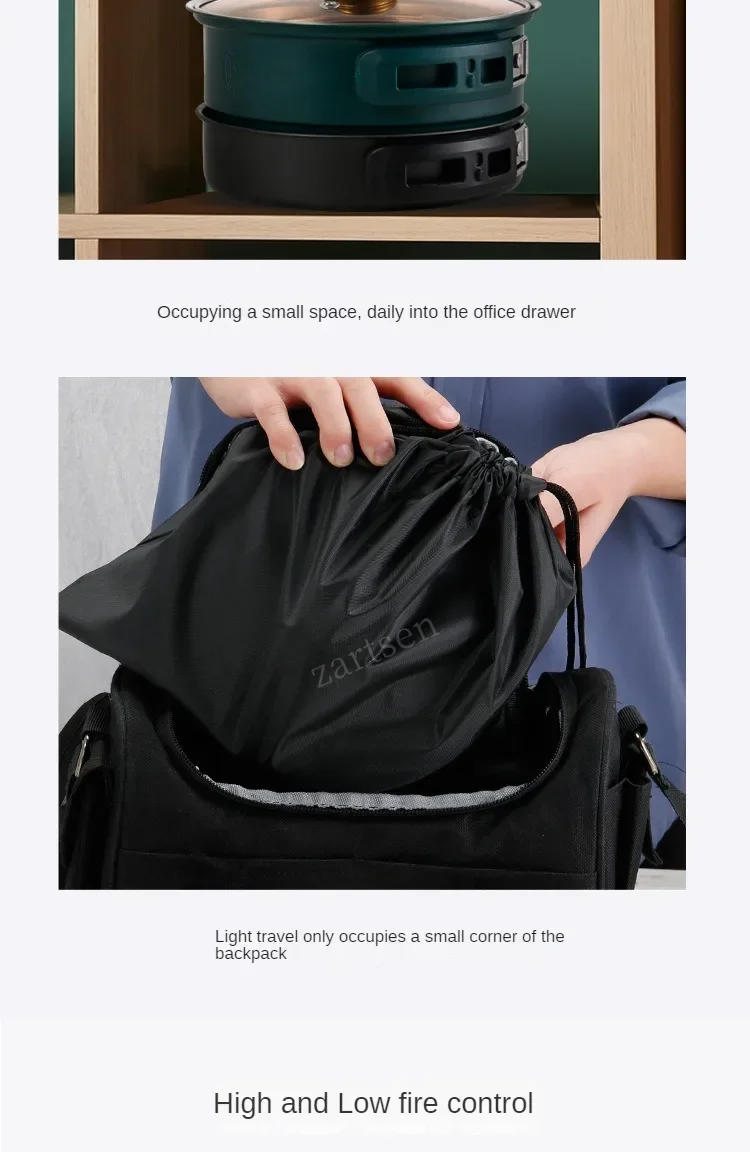 Description Picture 6 of item110V/220V Travel Rice Cooker Portable Split Frying Pan Electric Stew Soup Pot Boiler Cooking Skillet Mini Hotpot Food Steamer