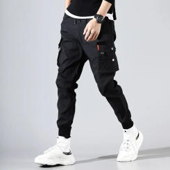 Wholesale 2021 Summer autumn overalls men\'s brand harem pants military beam feet baggy tactical casual pants men\'s cargo pants