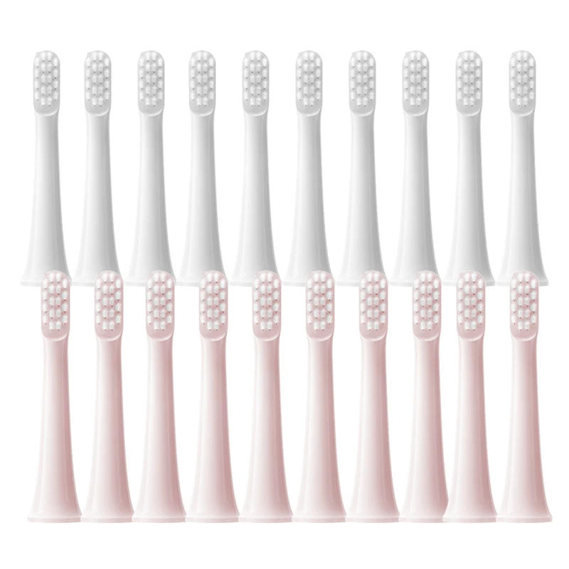Description Picture 3 of item10pcs Replacment Heads For XIAOMI T100 Sonic Electric Toothbrush Soft Vacuum DuPont Whitening Clean Bristle Brush Nozzles Head