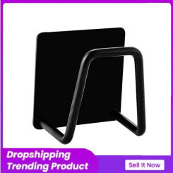 Faucet Stroage Shelf Filter Basket Stainless Steel Draining Racks Sponge Rack Kitchen Accessories Sink Holder Free Punching