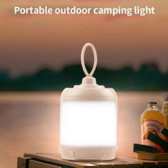 Outdoor Rechargeable Camping Lantern 4 Modes Portable Waterproof Tent Light Tent Bulb Battery Powered Lamp For Hiking Climbing