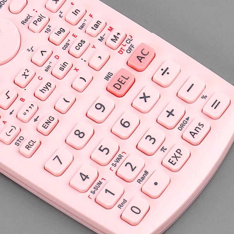 Description Picture 6 of itemSchool Engineering Scientific Calculator Students Stationary Calculating Tools Exam Function Creative Color Calculator