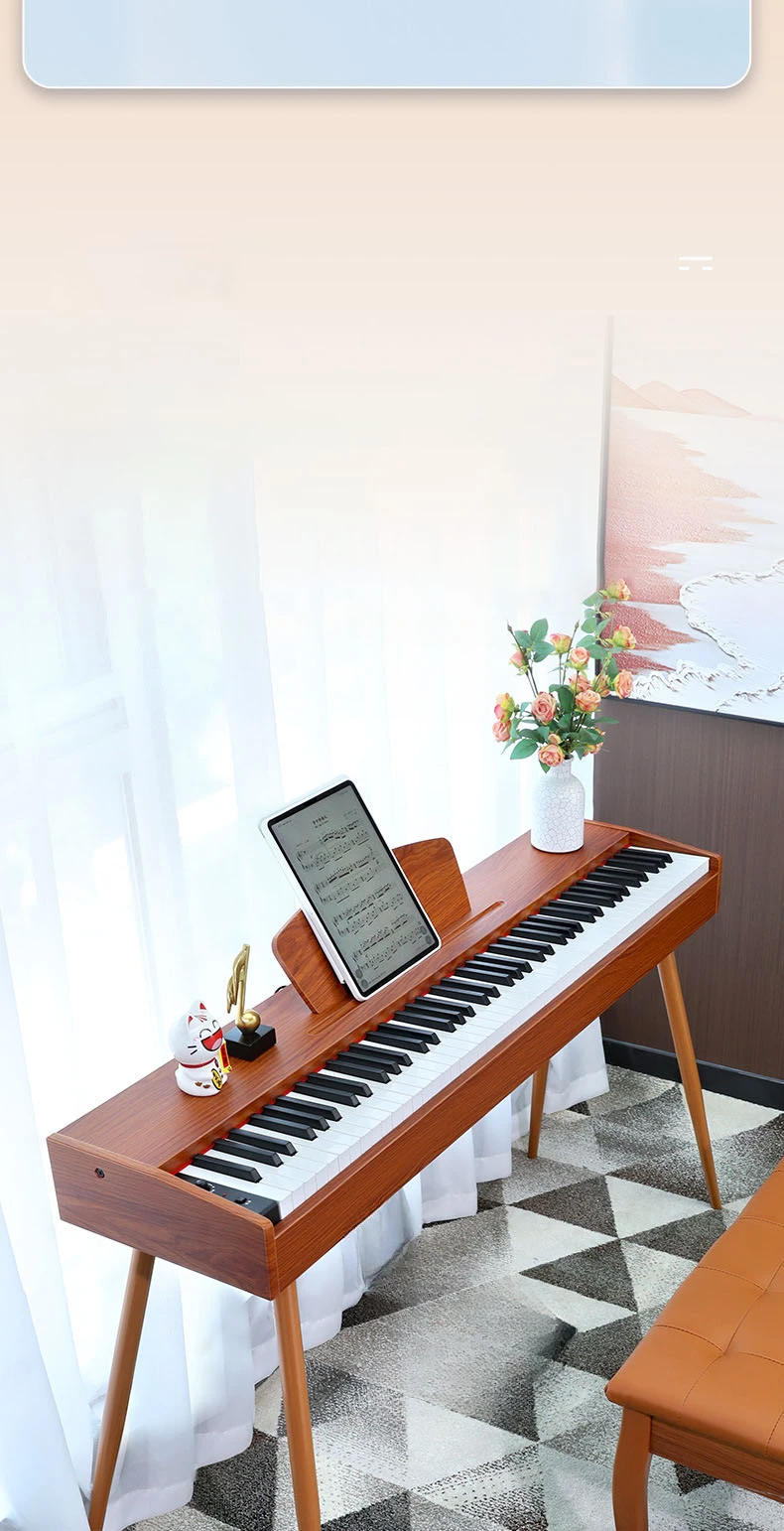 Description Picture 6 of item88 Key Intelligent Electric Piano Adult Children Professional Electronic Organ Beginners Home Musical Keyboard Instruments