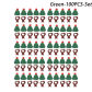 Green 100 Pcs