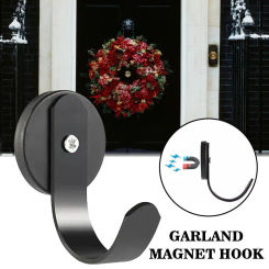 1.6 Inch Wreath Hook Magnetic Wreath Hanger Scratch Free Wreath Holder Hook Heavy Duty Wreath Hanger Door Hook Wreaths Party