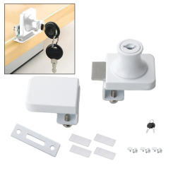 Showcase Glass Door Lock Display Cabinet Sliding Glass Door Lock With Key For 5-8mm Glass Cabinet Furniture Lock Hardware
