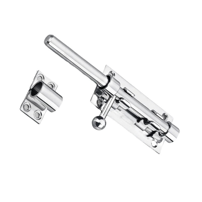 Description Picture 6 of itemStainless Steel 6inch Slide Lock set Slide Lock Door Latches Upgrades for Secure Homes Office Door & Window