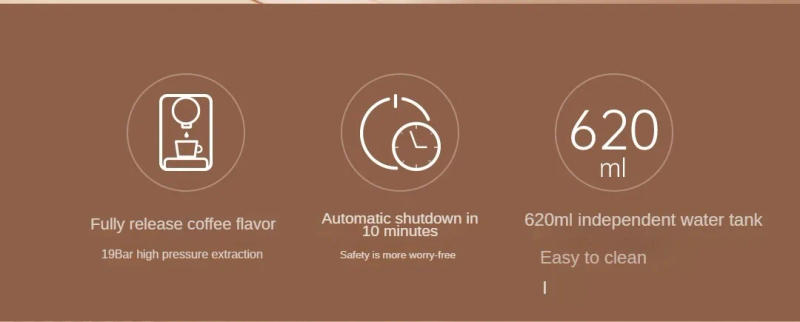 Description Picture 3 of itemCapsule Coffee Machine Automatic Small Office Espresso Portable Mini Coffee Encapsulating Machine Portable Espresso Coffee Maker