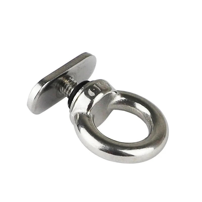 Description Picture 4 of itemStainless Steel 316 Eye Bolt Slide Track Lock Hanging Ring Kayak Trailer Drawwire Fixers Tent Canoe Fasteners