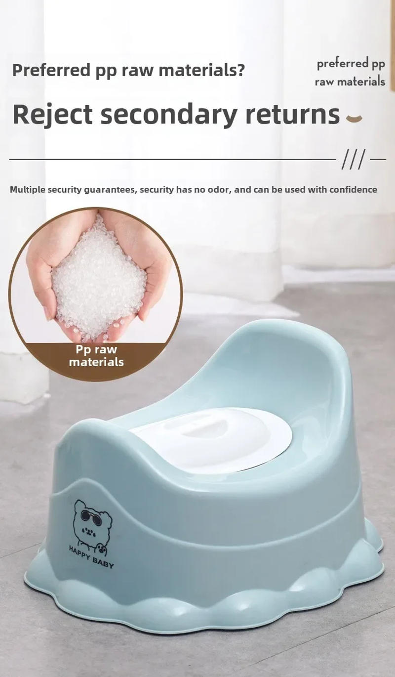 Description Picture 5 of item1-6 Years Old Children's Pot Cute Baby Toilet Seat Easy to Clean Baby Potty Portable Stool Boys And Girls Safe Trainer Seat WC