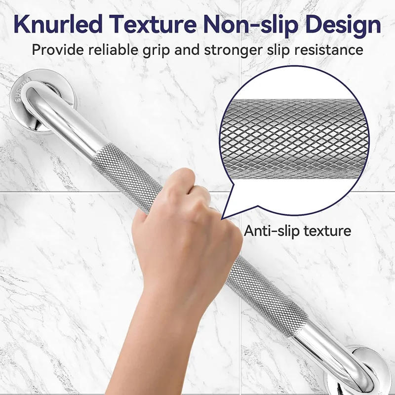 Description Picture 6 of itemBathroom Tub Toilet Handrail Grab Bar Stainless Steel 400/500mm Anti Slip Shower Safety Support Handle Towel Rack