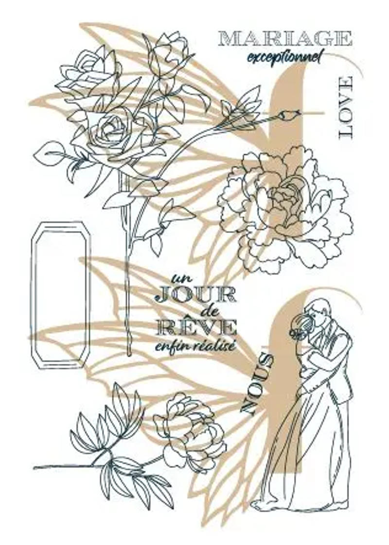 Description Picture 2 of item2024 new French Transparent Clear Silicone Stamp/Seal for DIY scrapbooking/photo album Decorative clear stamp   B8076