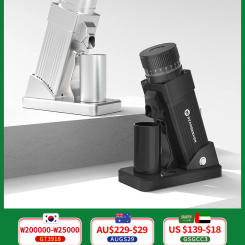 STARSEEKER E55 Electric Coffee Grinder 55MM Espresso Cone burr Stepless Fineness Adjustment Cold Brew Bean Grinder Black Sliver