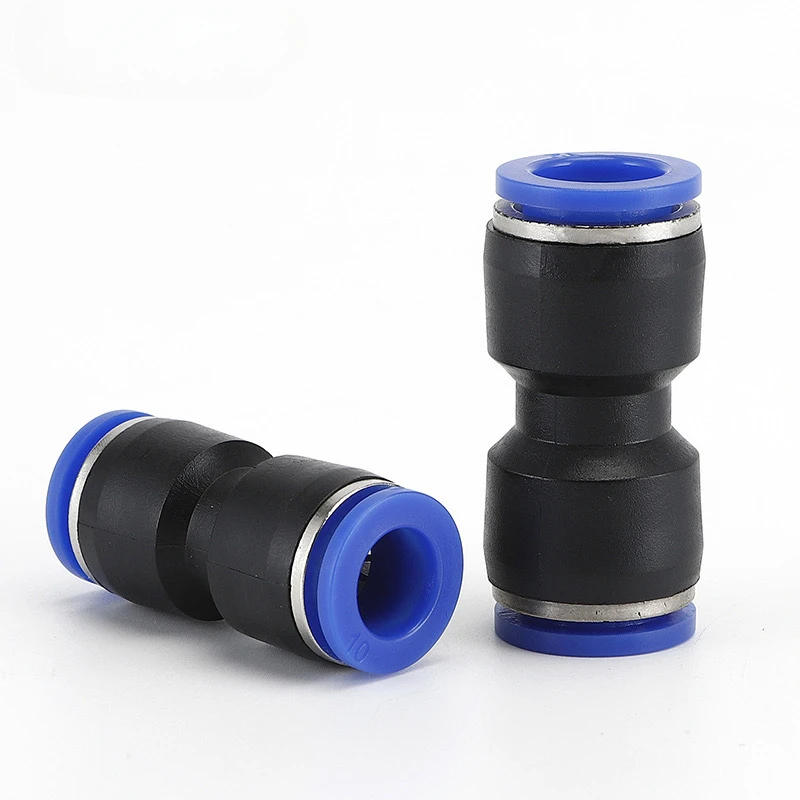 Description Picture 3 of itemPU/PG Pneumatic Quick Fitting Cylinder 4/6/8/10/12/14/16mm Air Water Hose Straight Type Connector Valve Connect Tube