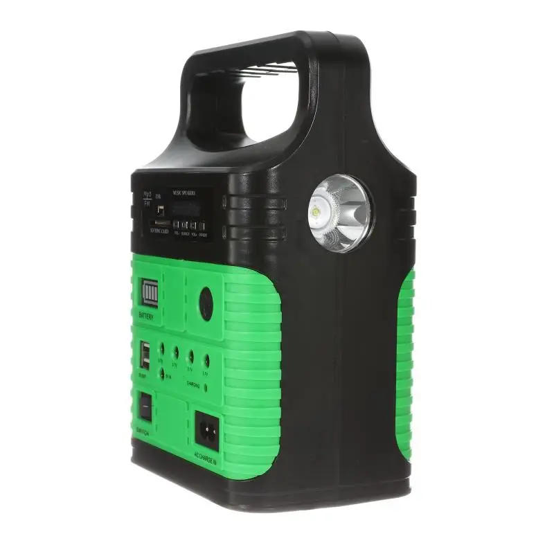 Description Picture 5 of itemPortable Solar Generator with 3 Bulbs Radio Outdoor Solar Power Panel Camping Kit LED Emergency Lighting with Remote Control