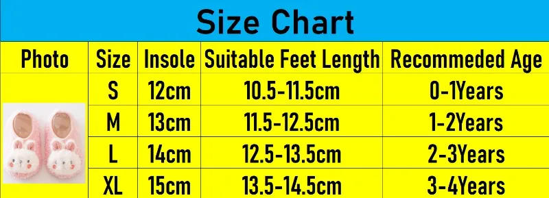 Description Picture 2 of itemWinter Warm Baby Slippers Toddler Plush Floor Sock Shoes Boys Girl Children Soft Anti-slip Walking Shoes Indoor Home Kids Shoes