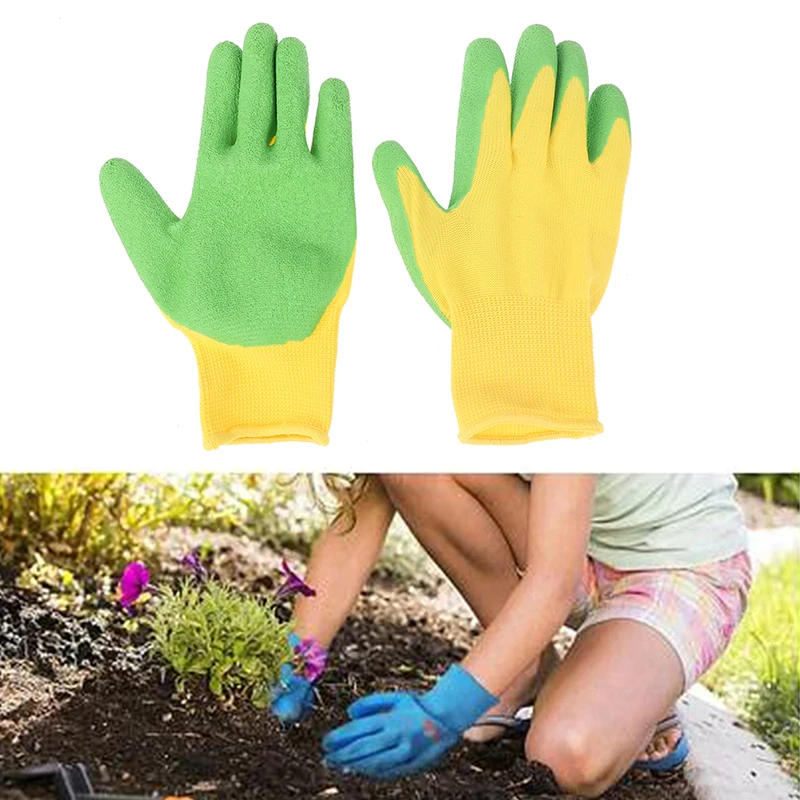 Description Picture 5 of itemKids Protective Gloves Durable Waterproof Garden Gloves Children Anti Bite Cut Collect Seashells Protector Planting Work Gadget