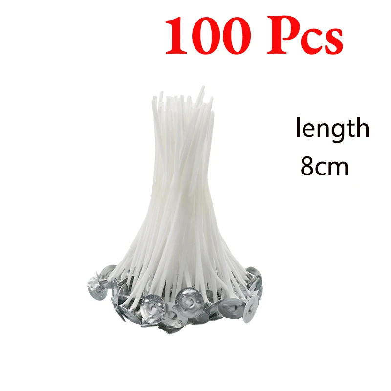 Description Picture 5 of item100pcs Cotton Candle Wicks Smokeless DIY Scented Candle Making Supplies Candle Accessories Wax Wicks for Candle Making