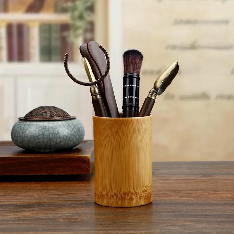 Description Picture 3 of itemBlack sandalwood tea ceremony six gentlemen set, bamboo and wood tea set, tea spoon/clip/needle/brush  accessories