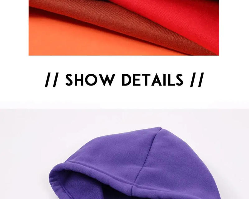 Description Picture 6 of itemSolid Color Hoody For Female Autumn Fashionable Clothing Casual Fleece Pocket Hoodies Multicolor Unisex Women Streetwear