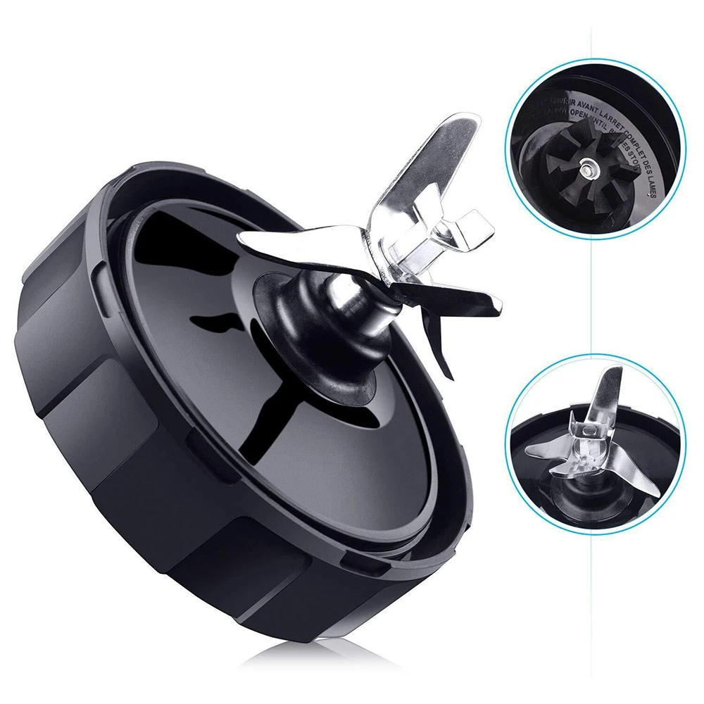 Description Picture 4 of item7 Fins Extractor Blades Replacement Part Bottom Blade For Ninja Blender For Nutri Ninja Auto IQ BL482 BL642 NN102 BL682 BL2013