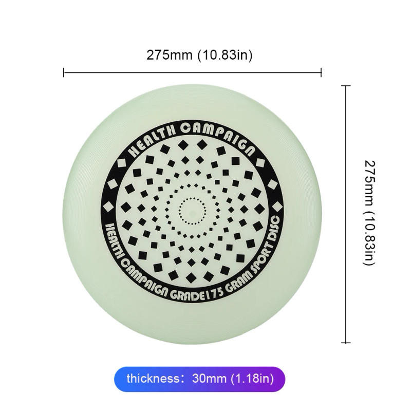 Description Picture 4 of itemGlowing Flying Discs Professional Ultimate Flying Saucer Outdoor Children Adult Leisure Sports Toy Lightweight Flying Plate Disc