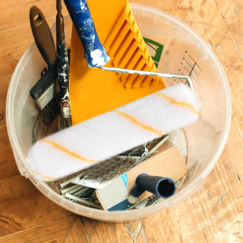 Description Picture 4 of item6pcs 9 Inch Paint Roller Covers Polyester Fiber Wall Painting Tools Home Repair Supplies