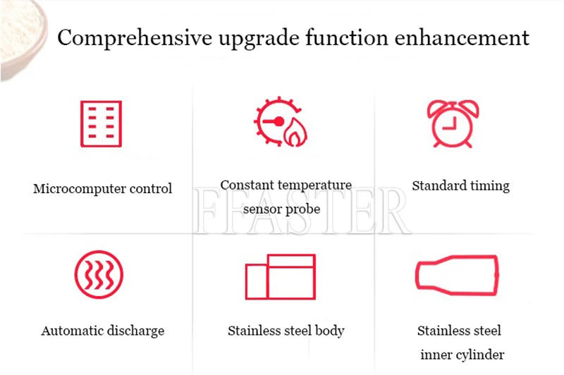 Description Picture 5 of itemCommercial Full Electric Nut Roaster Household Small Coffee Beans Peanut Pistachio Almond Chestnut Roasting Machine
