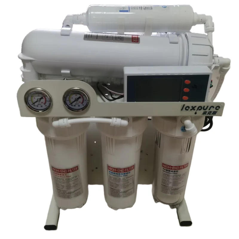 Description Picture 2 of itemï¼ˆ800+800 ï¼‰1600 Gpd Level 5 Filtering RO Reverse Osmosis System Filter System Aquarium Filter System Smart Auto Water Purifier