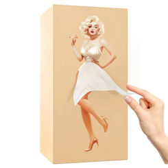 Household Tissue Box Paper Napkin Tissue Cover Holder Cartoon Anime Girls Storage Wet Tissue Case Desk Tissue Boxes Living Room