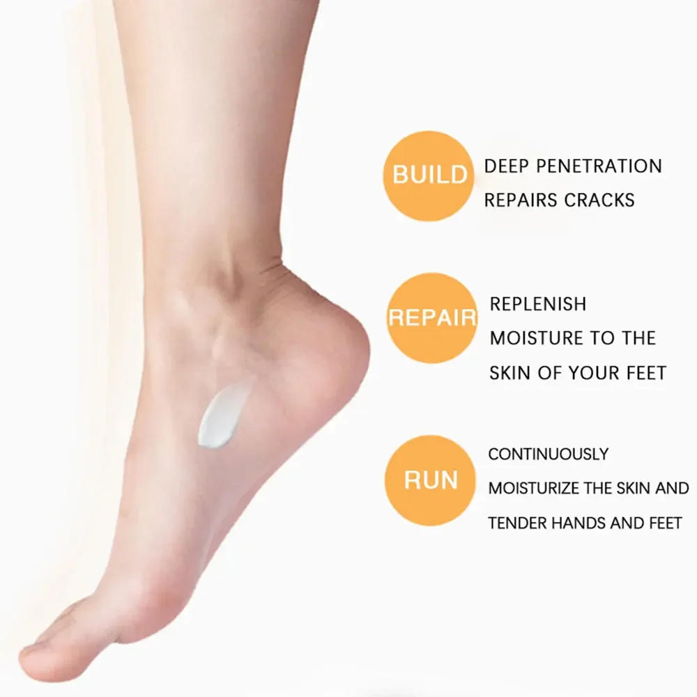 Description Picture 4 of itemHorse Oil Foot Cream Hand Foot Care Cream Moisturizing Anti-Aging Body Skin Moisturizing Removal Hand Care Mask Feet Pedicur