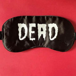 DEAD Sleep Mask fall autumn Gothic witch ghost birthday happy Halloween eve party decoration Wife Husband friend bestie Gift