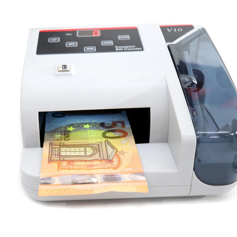 Description Picture 4 of itemPortable Mini Money Counter Worldwide Currency Cash Banknote Bill Counting Machine Detector with UV/MG/WM Counterfeit Detection