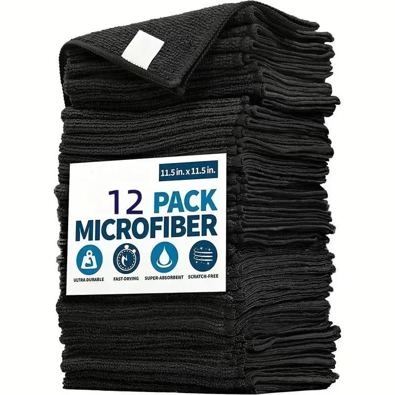 Description Picture 3 of itemThicken Microfiber Cleaning Cloths Lint Free Microfiber Cleaning Towel Cloths Reusable Cleaning Towels Absorbent for Car Window