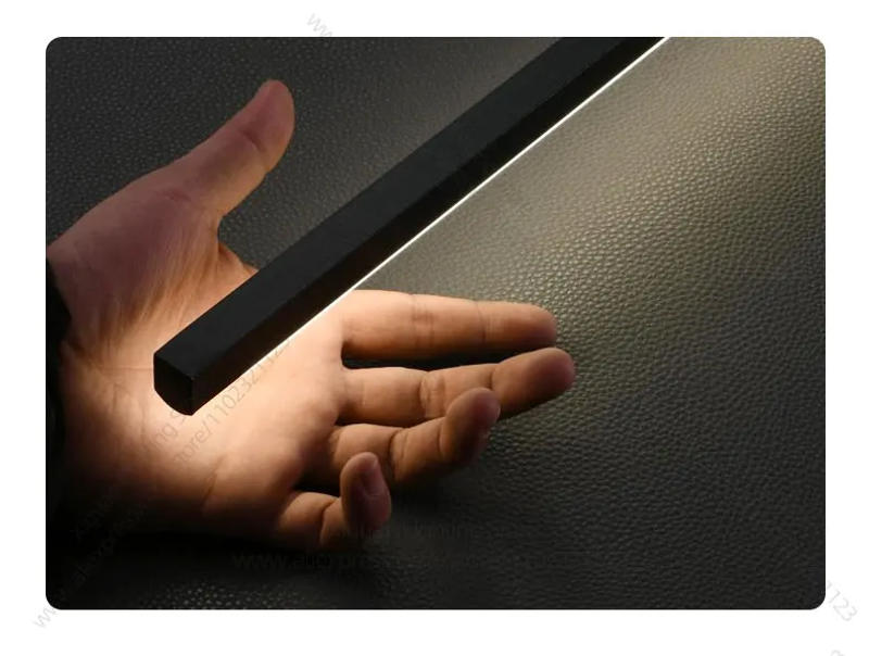 Description Picture 4 of itemMinimalist Wall Lamp LED Modern Lines Bed Head Wall Lamp Designer Living Room Bedroom Stairwell TV Background Indoor Long Lamps