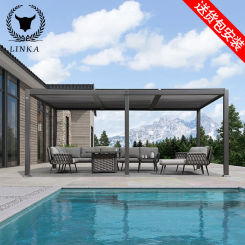 2Manual control Custom Pergola Pavilion Canopy 3m 4m 10feet 12feet