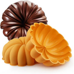 3D Candle Mold Farm Harvest Festival Pumpkin Nuts Design Silicone Cake Mold Dessert Baking Tools Chocolate Mould