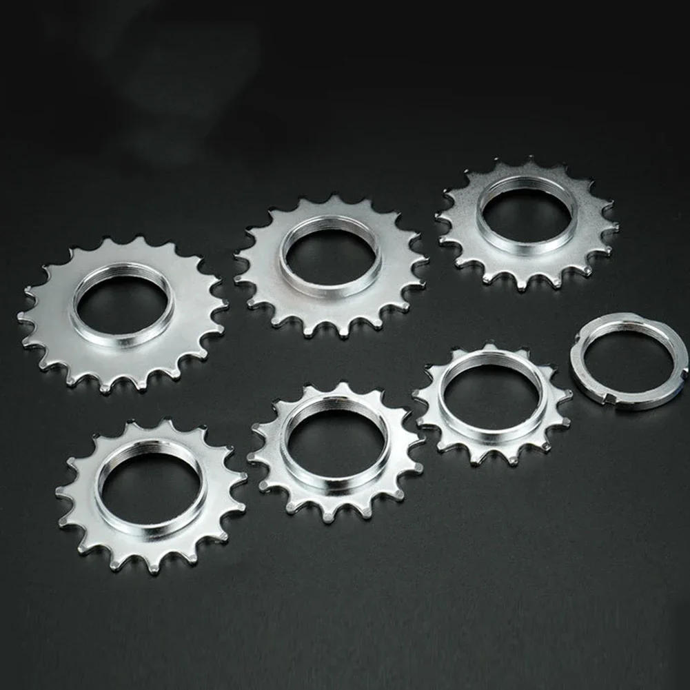 Description Picture 2 of item13T/14T/15T/16T/17/18T Fixed Gear Bicycle Wheel Cogs Sprocket with Lock Ring Cycling Accessories for Fixed Track Bike Hub