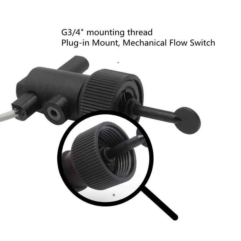 Description Picture 6 of itemNew six-point deflector sensor switch PP plastic water flow detection sensor