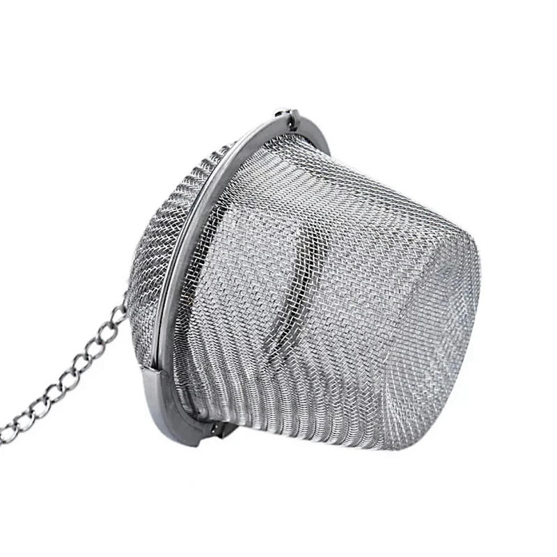Description Picture 6 of itemTea Strainer Locking Tea Infuser Filter Stainless Steel Mesh Tea Ball Strainer Herb Spice Ball Infuser Diffuser Tea Accessories