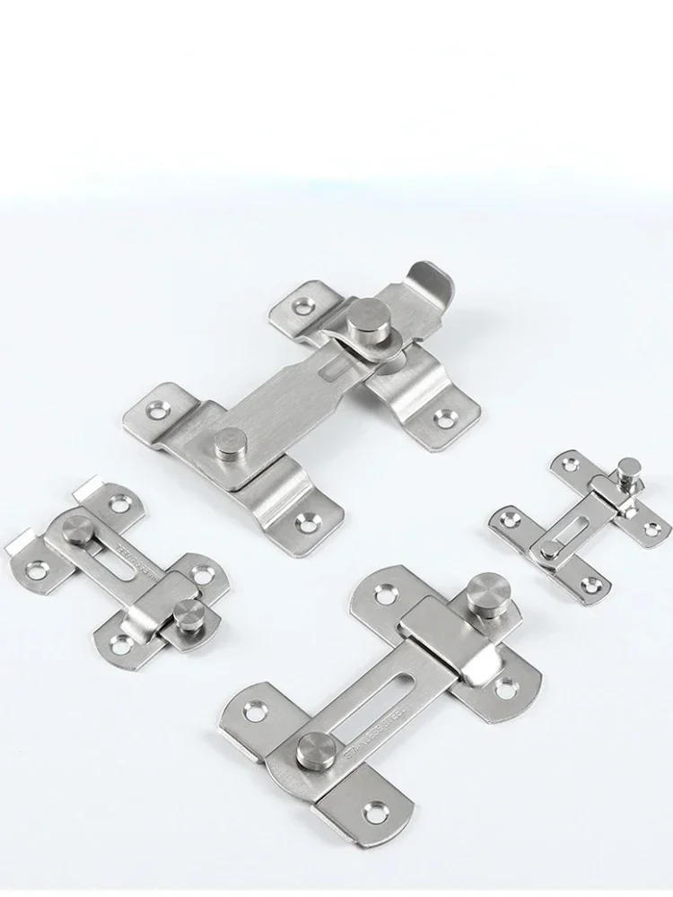 Description Picture 2 of itemStainless steel Guard Latch Bolt With Screws Sliding Window Door Lock Handle Door Latch Home Safety Chain Door Home Hardware