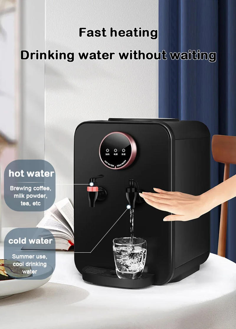 Description Picture 4 of itemInstant Heating Drinking Fountain Household Electric Water Dispenser Desktop Drink Machine Ice and Hot Dual use Drinkware Tool