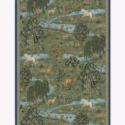 William Morris Owl & Willow Nature CarpetGreen Botanical Flower Animal Rug Modern Home Art Living Room Bedroom Decorative Carpet