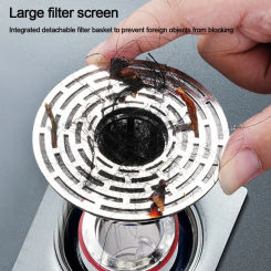 Anti Odor Floor Drain Core Insect Prevention Removable Drain Cover Colander Basin Drain Filter Kitchen Bathroom Accessories
