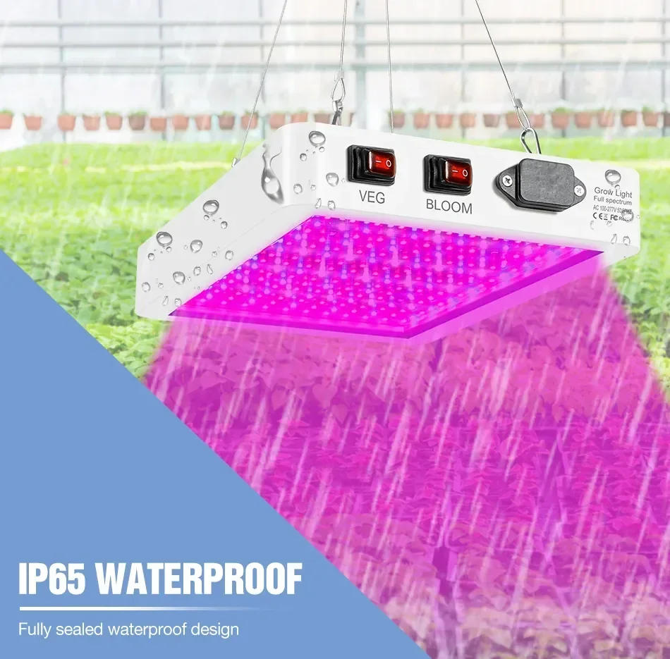 Description Picture 6 of itemNewest 4000/5000W Full Spectrum LED Growing Light IP65 Plant Bulbs Hydroponic Lamp Greenhouse Lamps Flower Growth Lighting Box