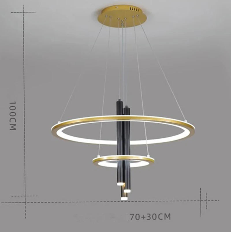 Description Picture 3 of itemModern Simple living room chandelier indoor lighting Ceiling lamp hanging light led Chandeliers for living room indoor lightin