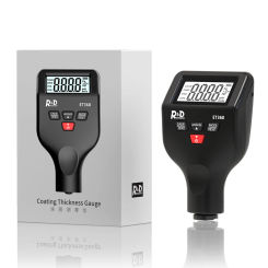 R&D ET360 Magnetic Thickness Gauge Backlight Car Paint Tester 0-1500um Work Under Low Temperature 0.1um Russia English Manual