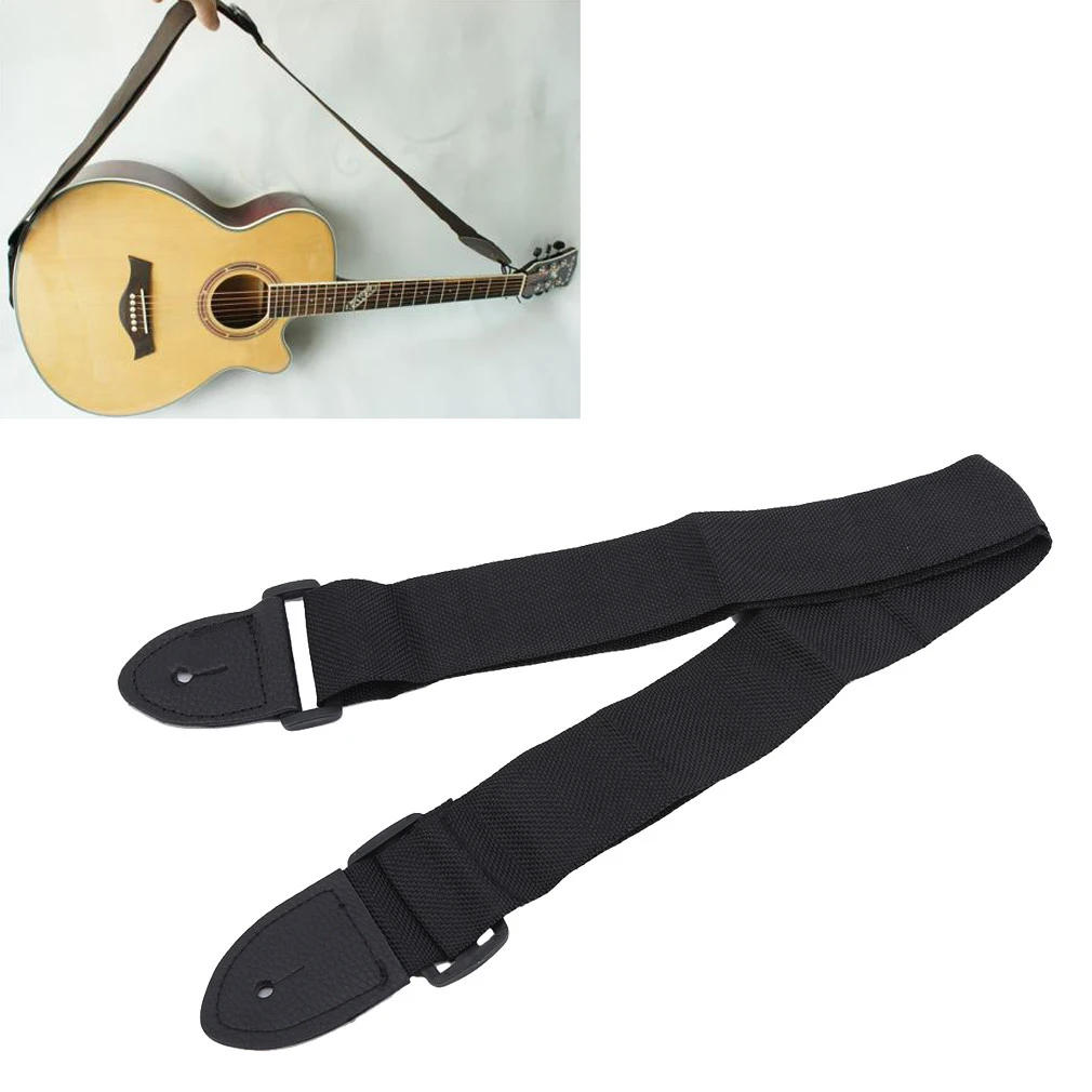 Description Picture 2 of itemGuitar Strap Leather Head Guitar Strap lock End Pin Adjustable Shoulder Strap For Classical Guitar Electric Guitar Bass Ukulele